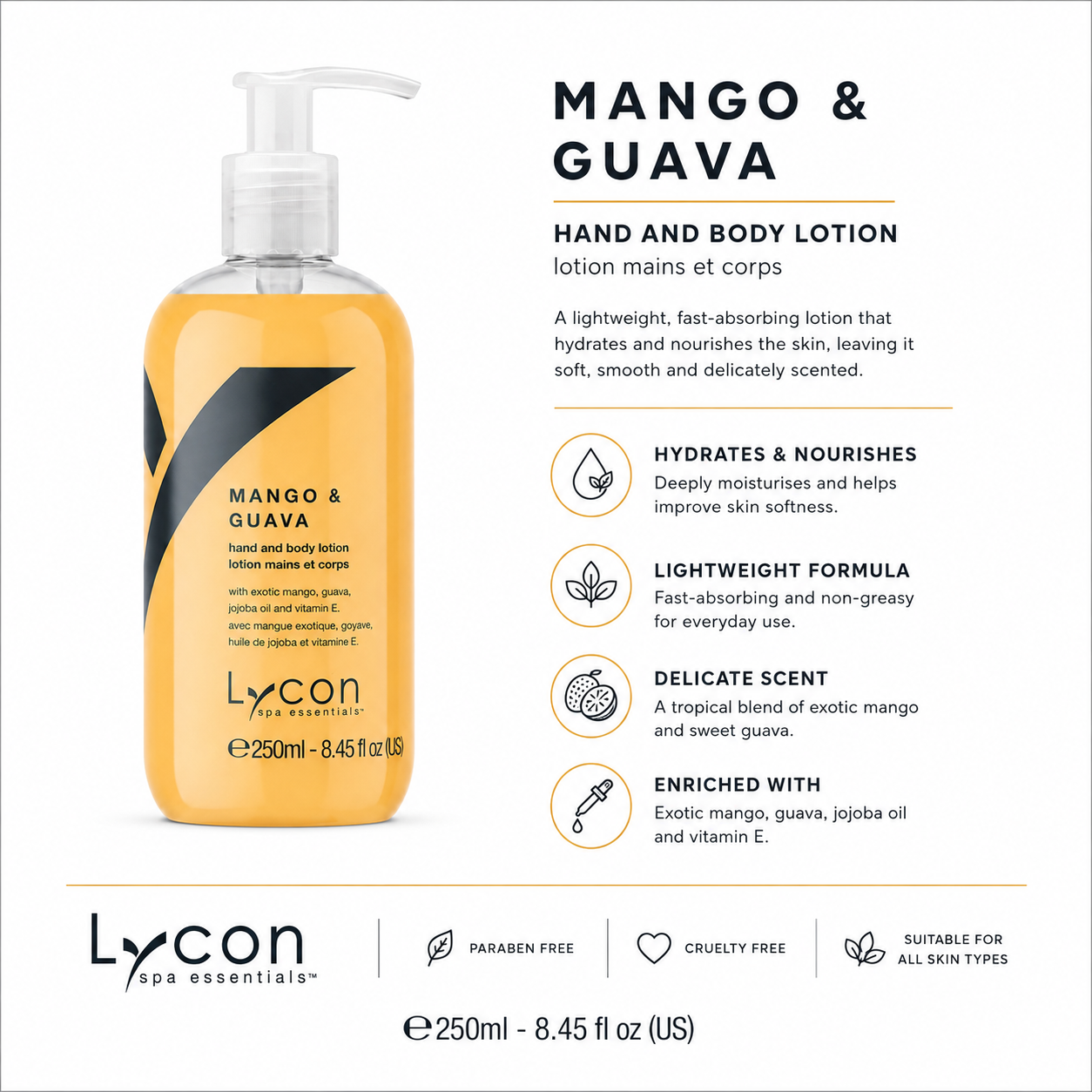 Lycon Mango & Guava Lotion 250ml by Lycon - ingredients and information - body care