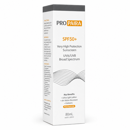 Propaira SPF 50+ White Sunscreen Lotion 80ml
