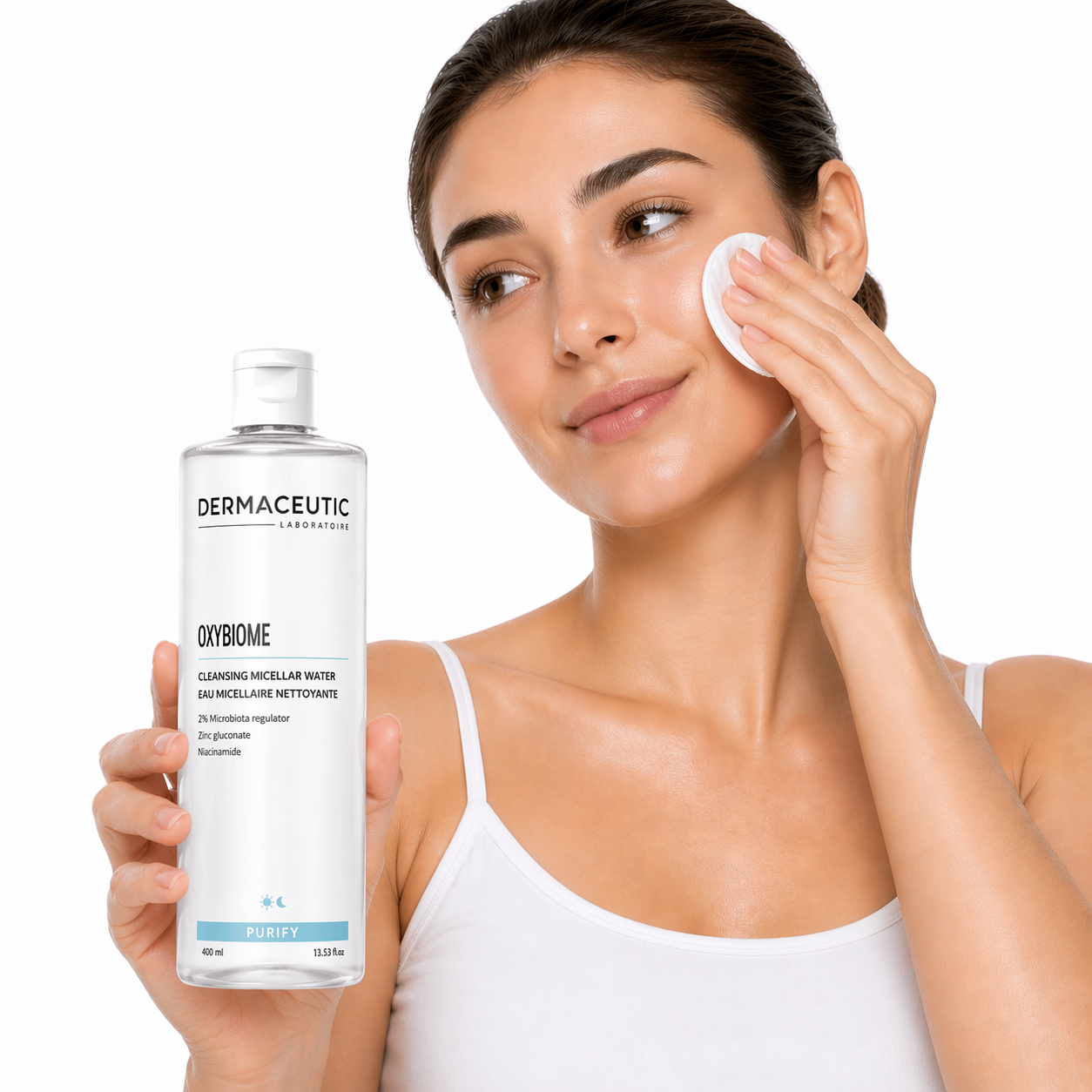 Dermaceutic Laboratoire Oxybiome Cleansing Micellar Water - 400mL by Dermaceutic Laboratoires - packaging and details