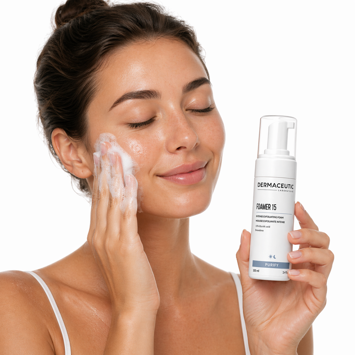 Dermaceutic Laboratoire Foamer 15 – 100mL by Dermaceutic Laboratoires - packaging and details - cleanser