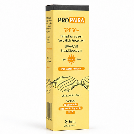 Propaira SPF 50+ Tinted Sunscreen 4 Hrs Water Resistance 80ml by Propaira - product image - sunscreen