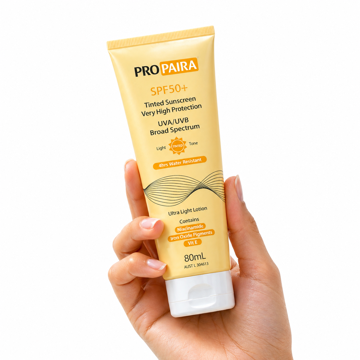 Propaira SPF 50+ Tinted Sunscreen 4 Hrs Water Resistance 80ml by Propaira - ingredients and information