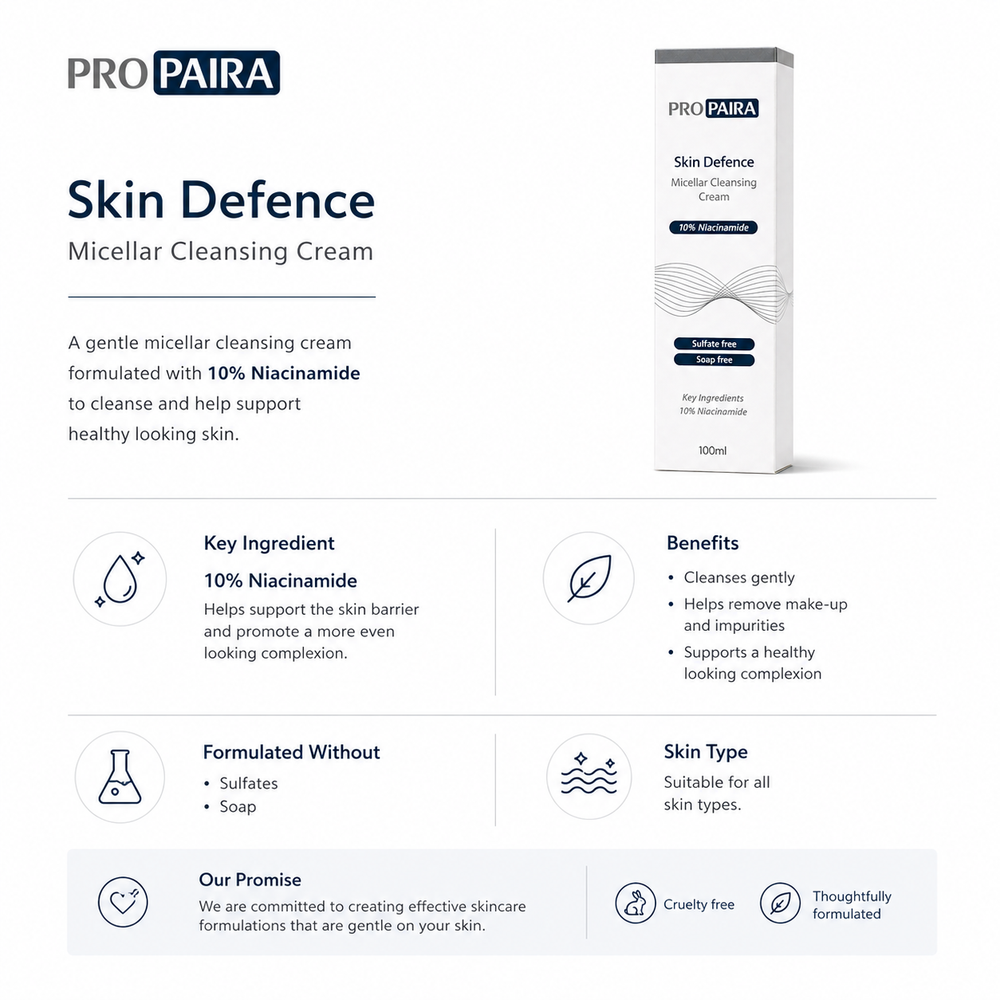 Propaira Skin Defence Micellar Cleansing Cream 100ml by Propaira - ingredients and information - cleanser