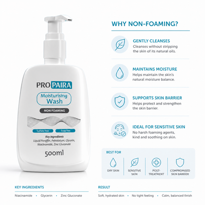 Moisturising Wash (non foaming) 500ml by Propaira - ingredients and information - cleanser