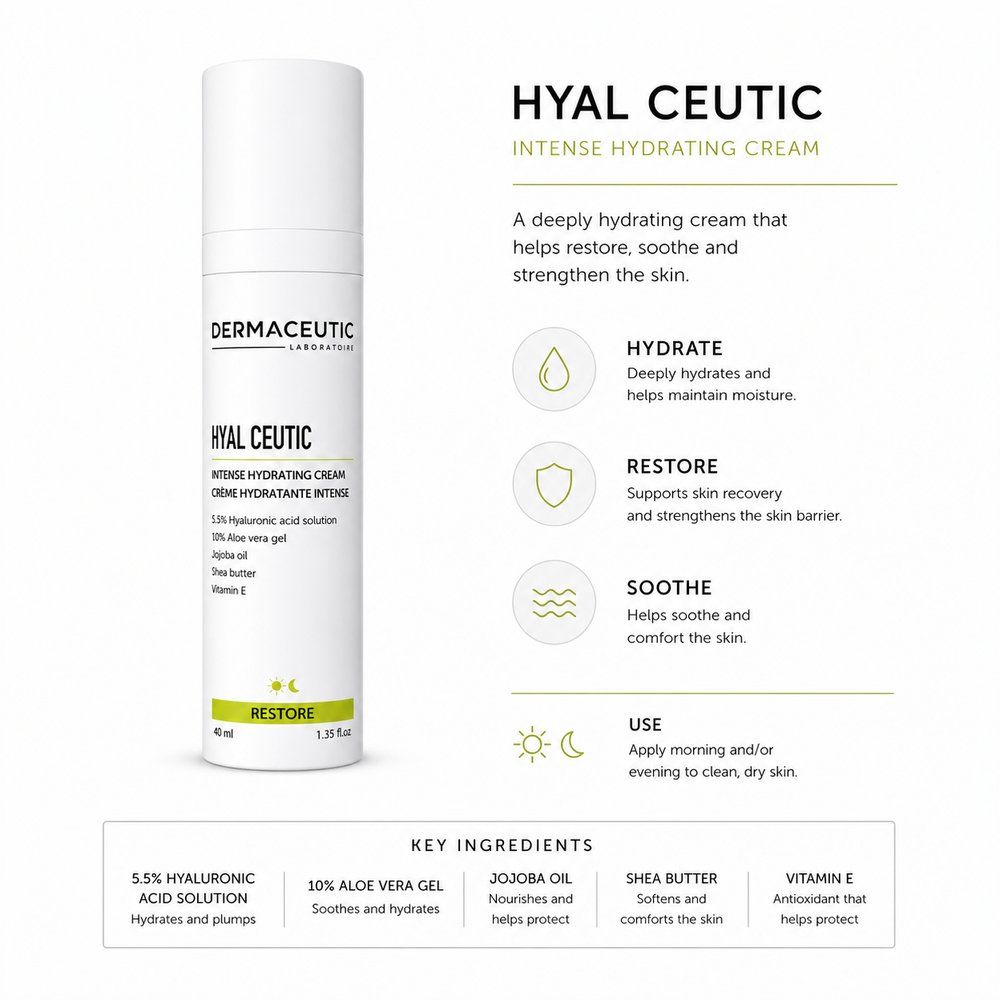 Dermaceutic Laboratoire Hyal Ceutic 40mL by Dermaceutic Laboratoires - ingredients and information - moisturiser
