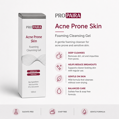 Propaira Acne Foaming Cleansing Gel 100ml by Propaira - ingredients and information - cleanser