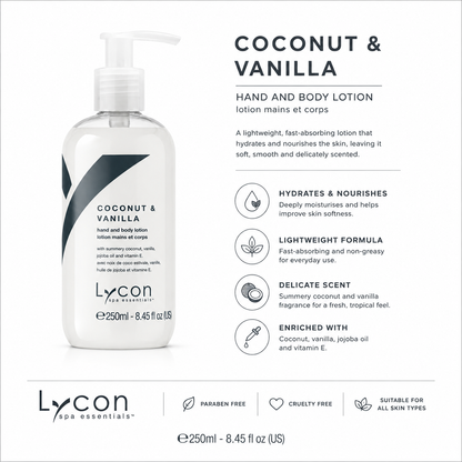 Lycon Coconut & Vanilla Lotion 250ml by Lycon - ingredients and information - body care