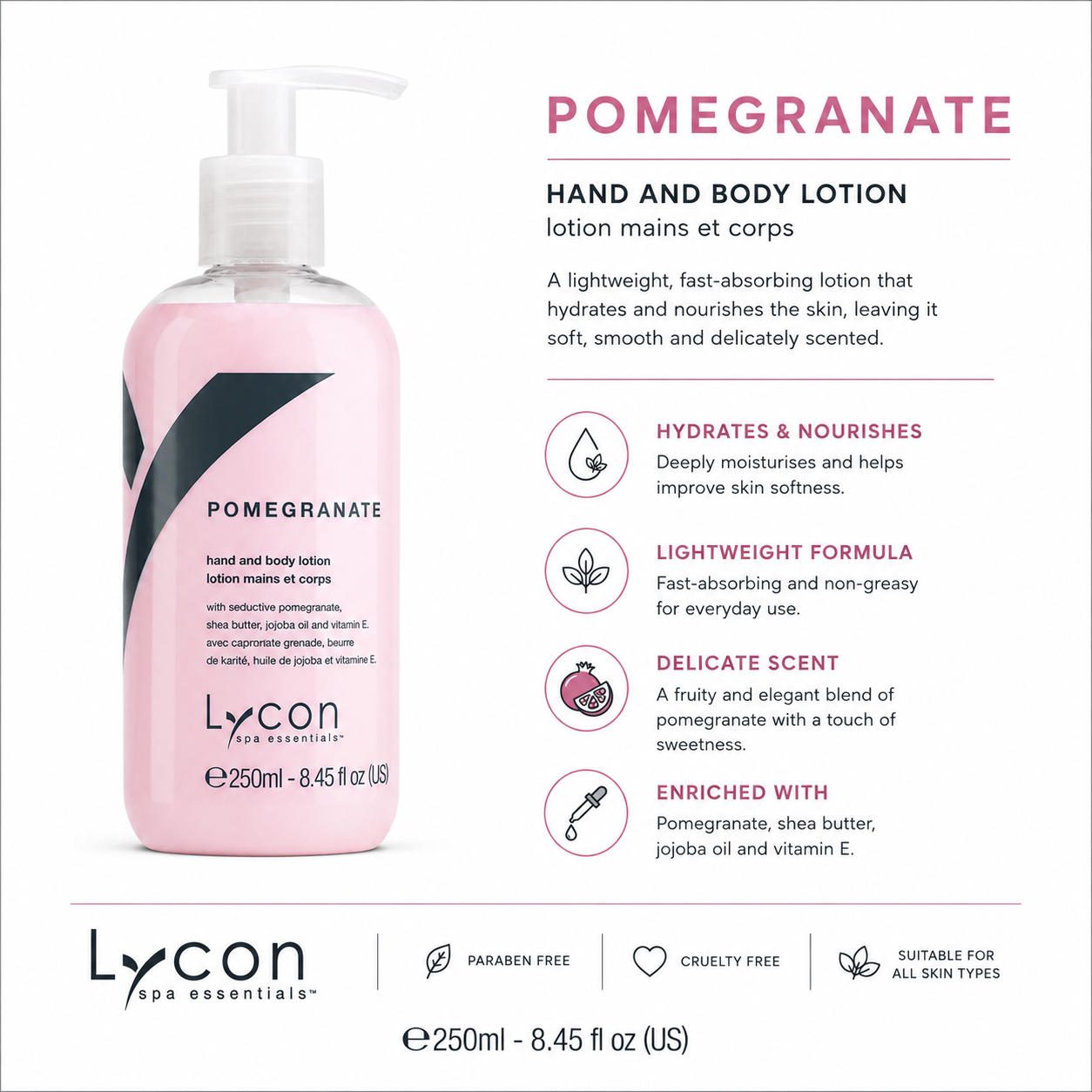 Lycon Pomegranate lotion 250ml by Lycon - ingredients and information - body care