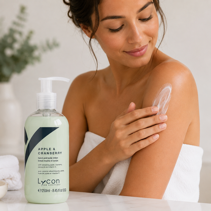 Lycon Apple & Cranberry Lotion 250ml by Lycon - packaging and details - body care