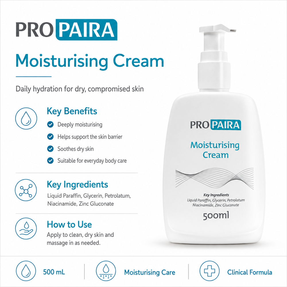 Moisturising Cream 500ml (Body) by Propaira - ingredients and information - body care