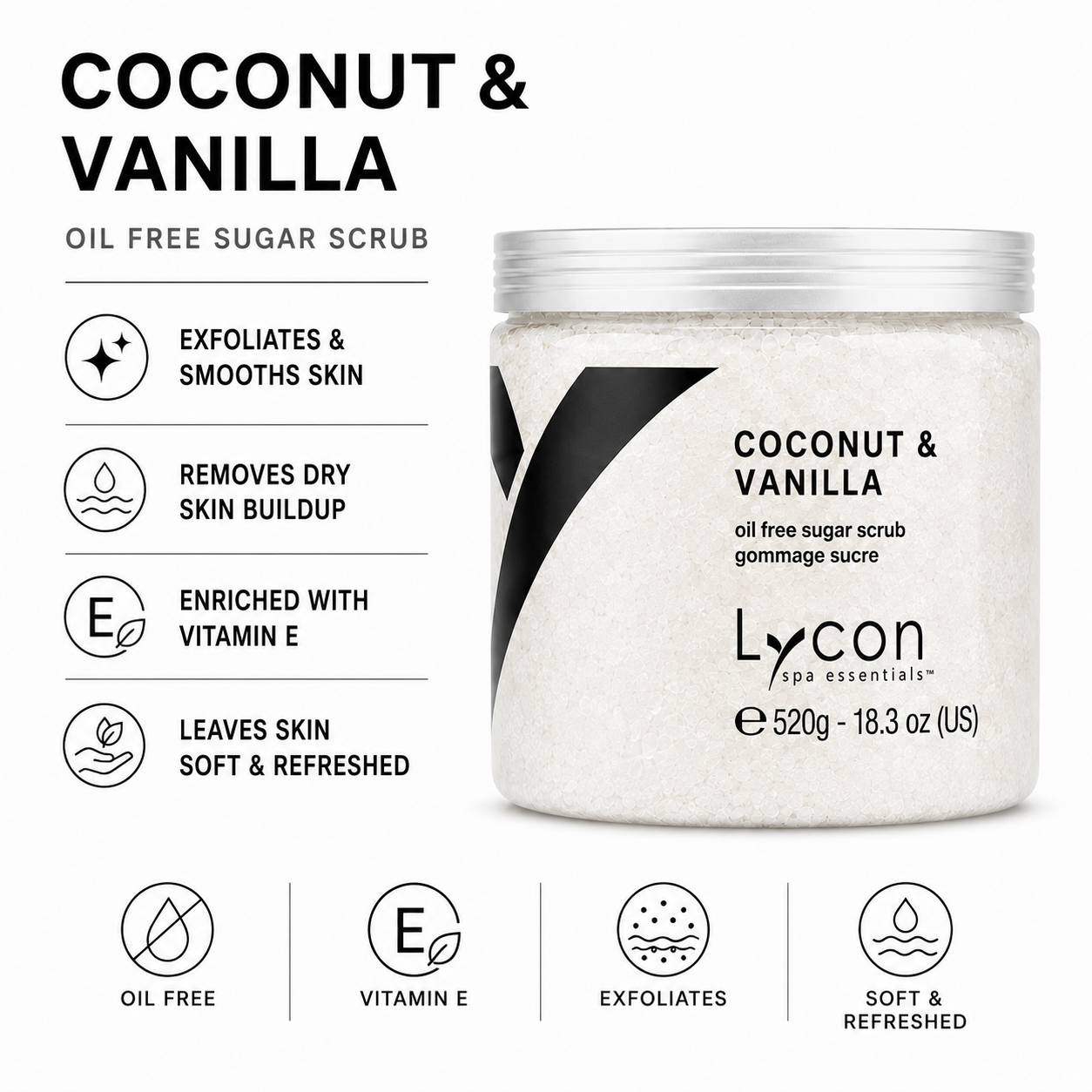 Lycon Coconut & Vanilla 520g
