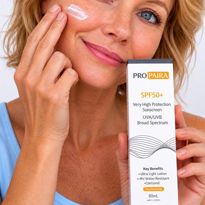 Propaira SPF 50+ White Sunscreen Lotion 80ml