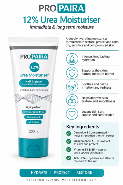 Propaira 12% Urea Moisturiser 200ml