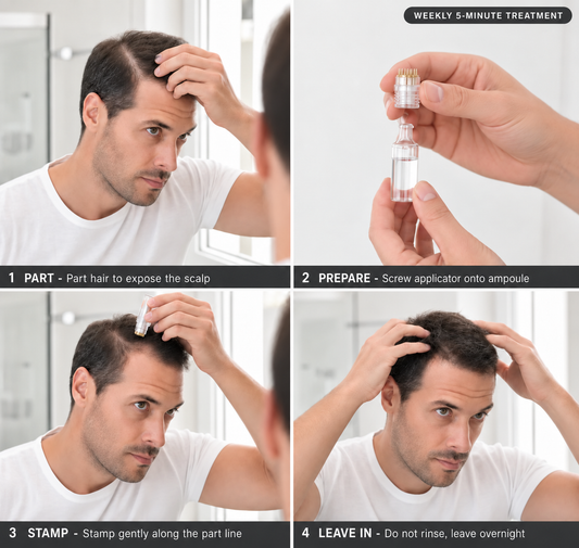 How to use the Restore Micro-Infusion Hair Density system in four steps