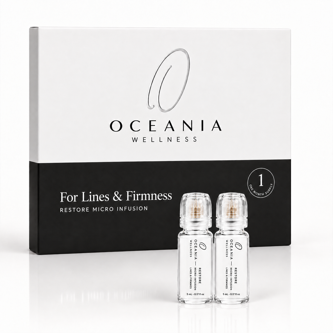 Restore Micro-Infusion 1 Month Kit for Lines and Firmness box with two ampoules